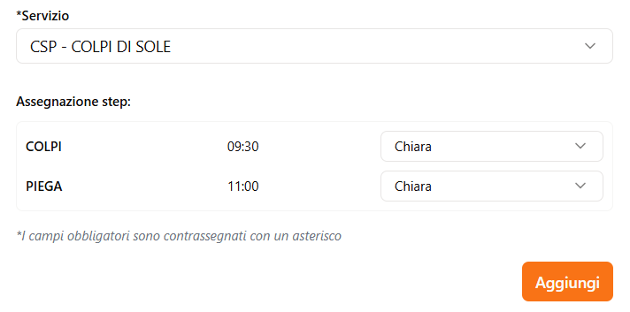 Prenotazioni multi-servizio